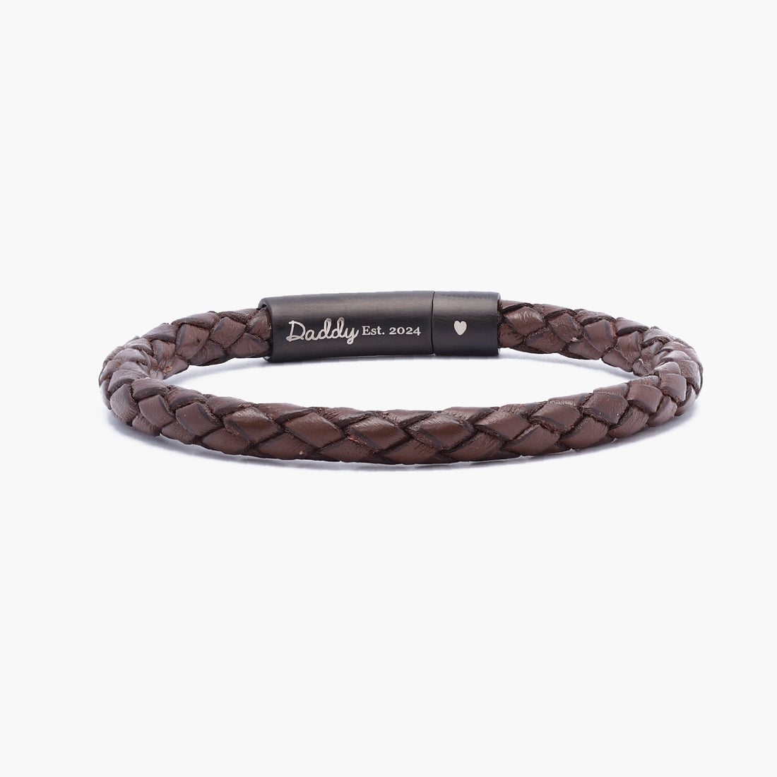 Custom Hidden Message Leather Bracelet